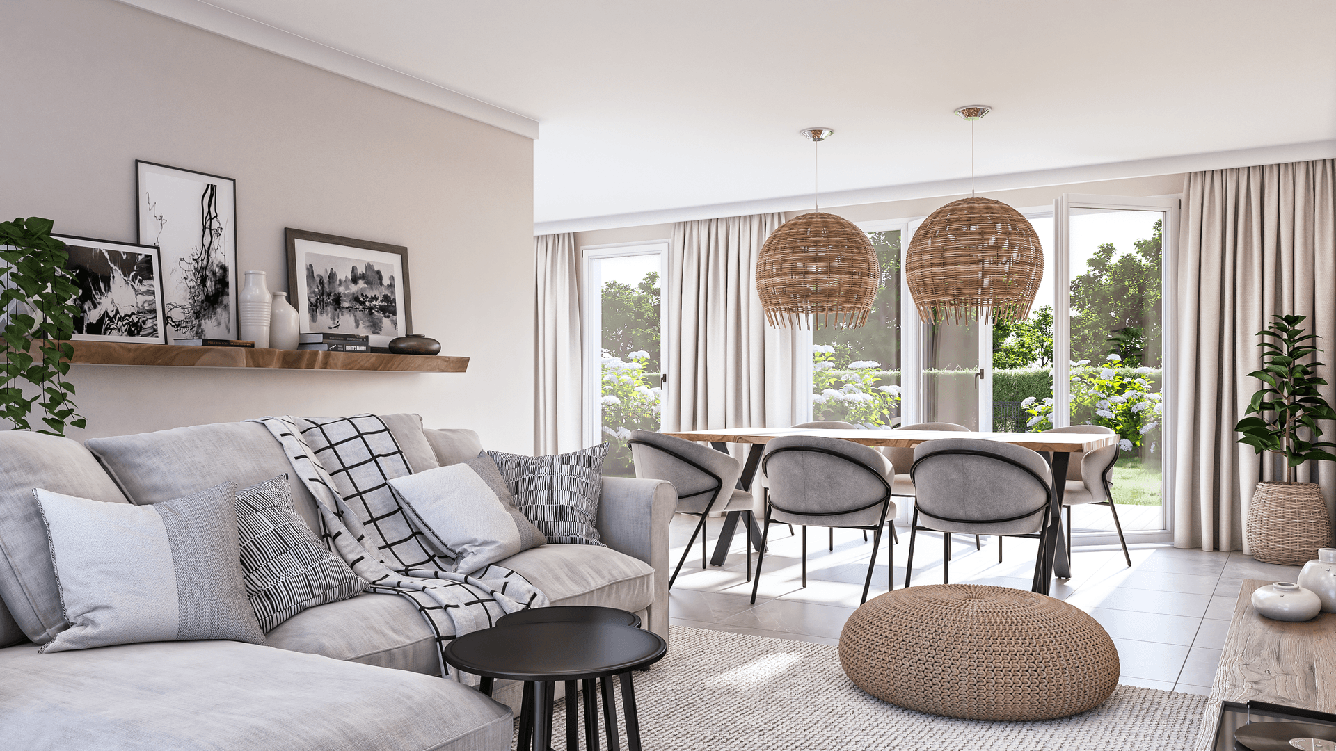 Photo intérieur d'une villa de la résidence des Villas des Iris